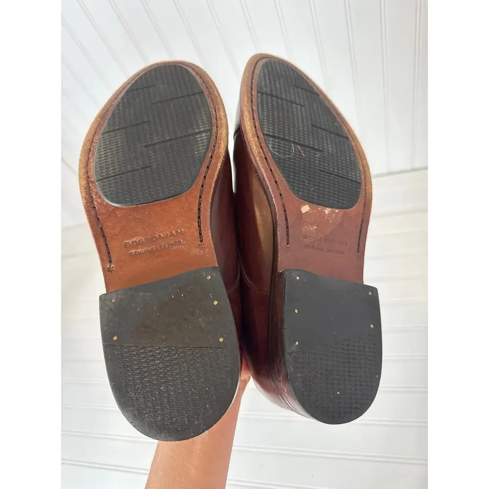 Bostonian Men's Wenham Cap Toe Oxford Shoes Brown Leather Size 10.5